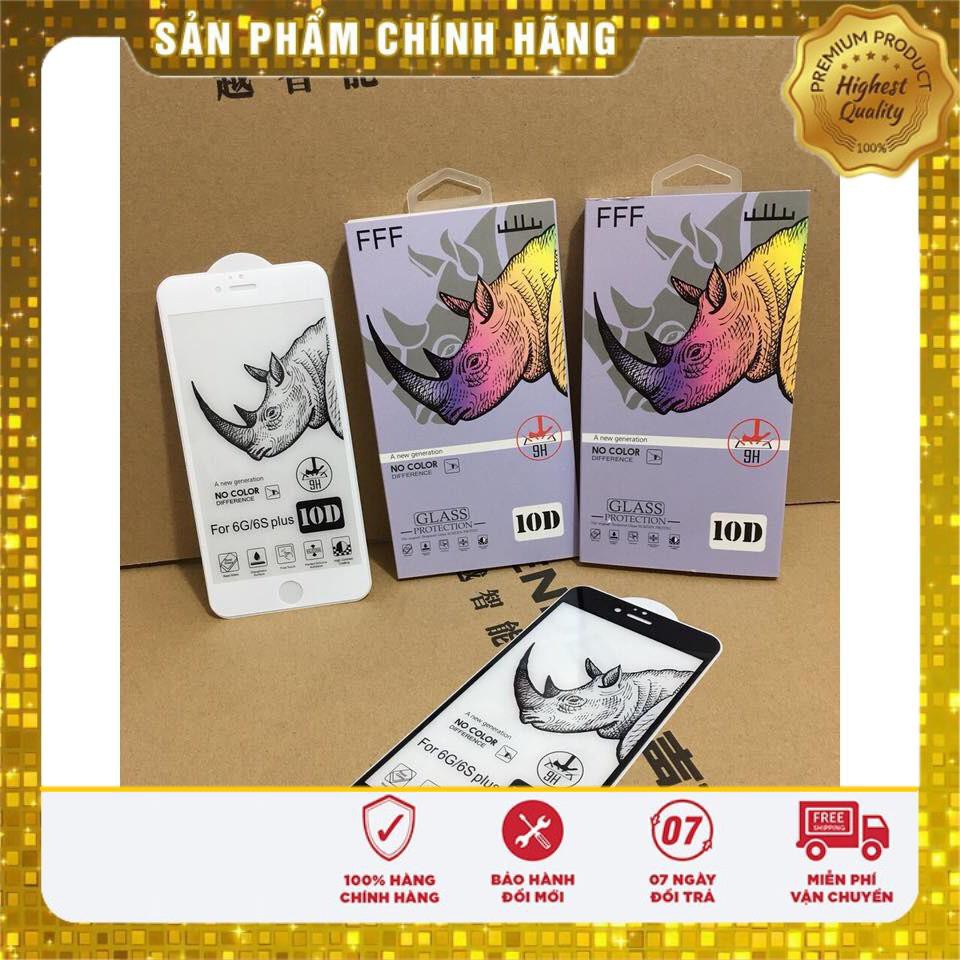 Cường Lực Full Màn 10D Tê Giác tất cả các dòng iPhone