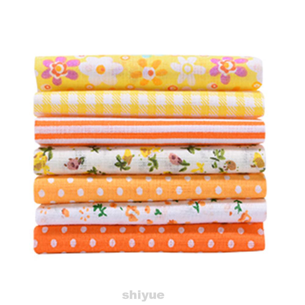 Set 7 Tấm Vải Cotton In Họa Tiết Dùng Để May Vá Rèm Cửa / Giường Ngủ