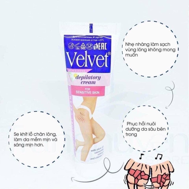 KEM TẨY LÔNG VELVET HƯƠNG OLIU của Nga