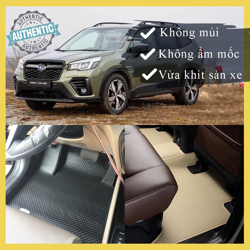 Thảm lót sàn ô tô Kata cho xe Subaru Forester- cao cấp - không mùi - không ẩm mốc - dễ vệ sinh