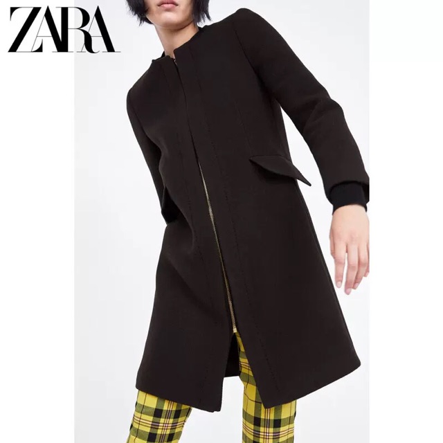 Áo khoác dạ dáng mangto hiệu Zara Auth 100%