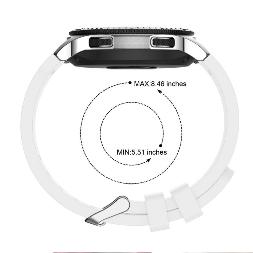 Dây Đeo Thay Thế Chất Liệu Silicon Màu Trơn Cho Huawei Honor Magic Watch 2 / HUAWEI WATCH GT 2 46mm / Amazfit GTR 47mm
