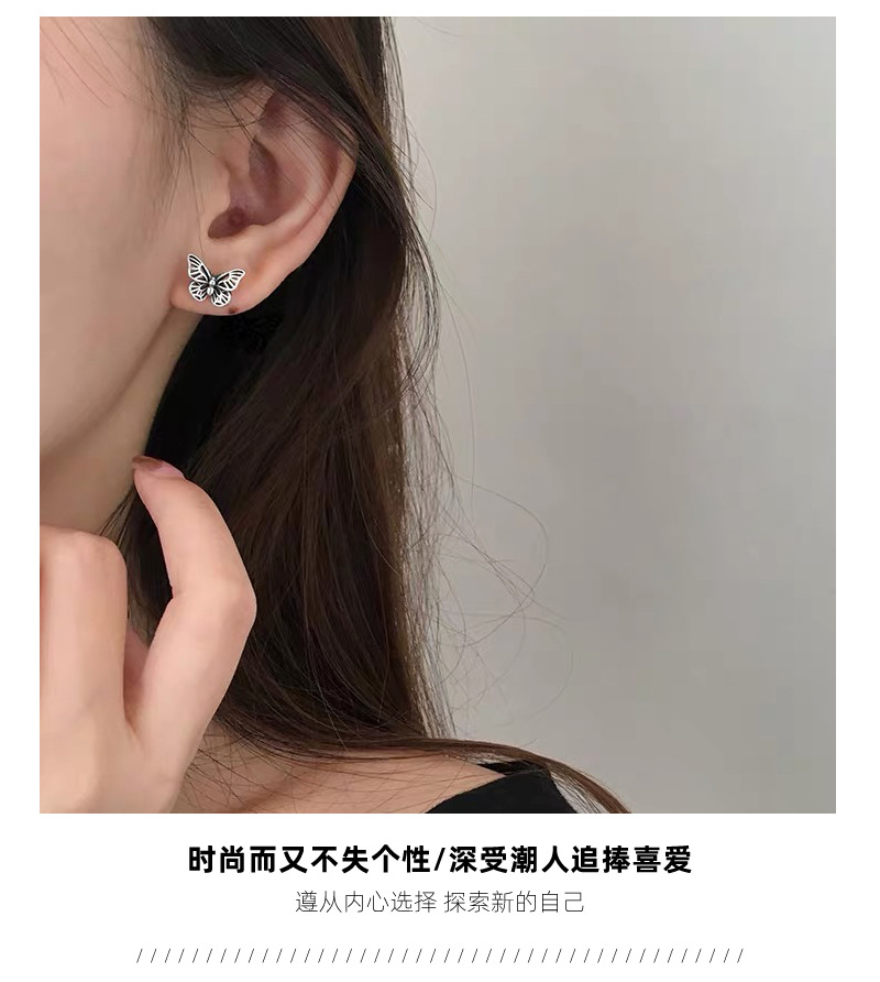 Bông tai hình bướm đơn giản phong cách nhật hàn đơn giản dành cho nữ