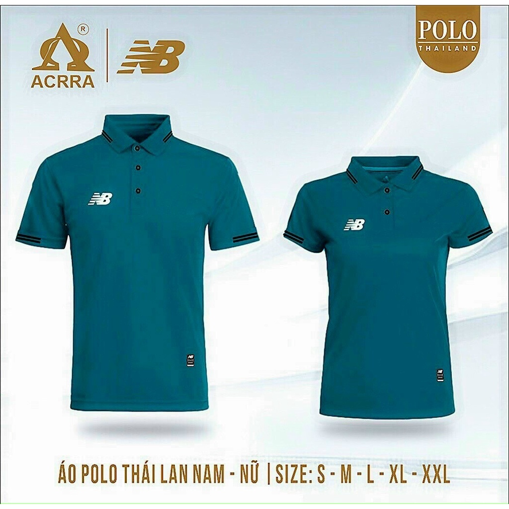 [Nhận in theo yêu cầu] Áo Polo NB thời trang acrra làm đồng phục áo team, áo lớp, công ty