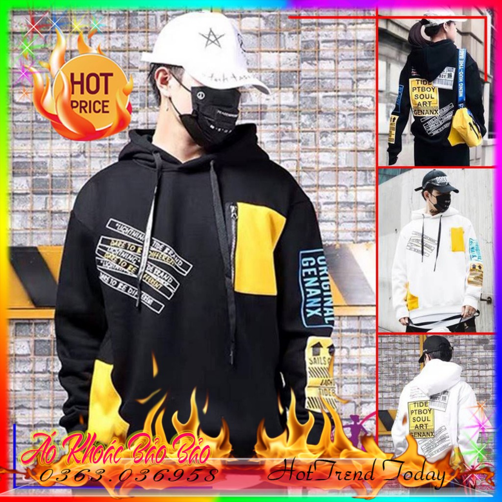 ÁO HOODIE NỈ NGOẠI Phối Zip - HD750