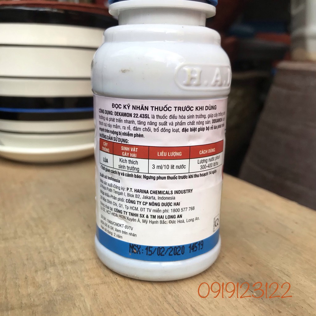 Thuốc điều hoà sinh trưởng Dekamon 100ml