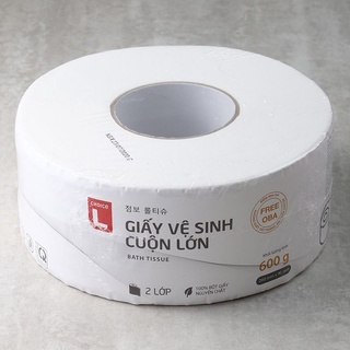 Giấy vệ sinh cuộn lớn 2 lớp choice l 600g lotte hàn quốc cao cấp