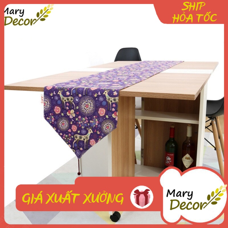 KHĂN RUNNER MARY DECOR - HƯƠU SAO TÍM KR-C03