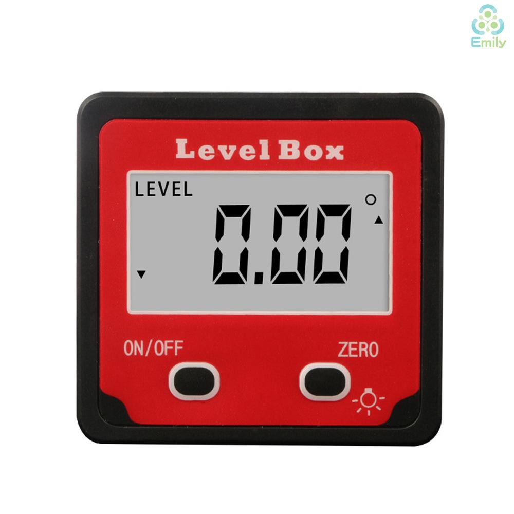 [Hàng Hot]Digital Level Protractor Inclinometer Mag-netic Level Angle Meter Angle Finder Level Box Angle Measuring Tool for Carpentry / Building / Automobile