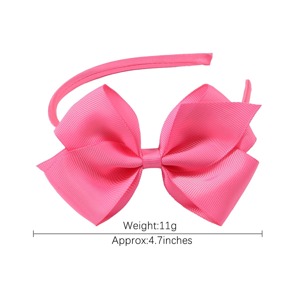 Cài tóc nơ KIDSBOWS màu trơn dễ thương cho bé gái