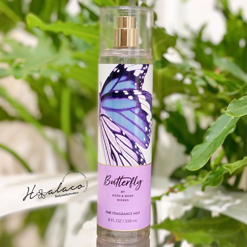 Xịt thơm toàn thân BUTTERFLY - BODY MIST BATH & BODY WORKS