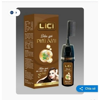 Dầu gội phủ bạc Lici 200ml
