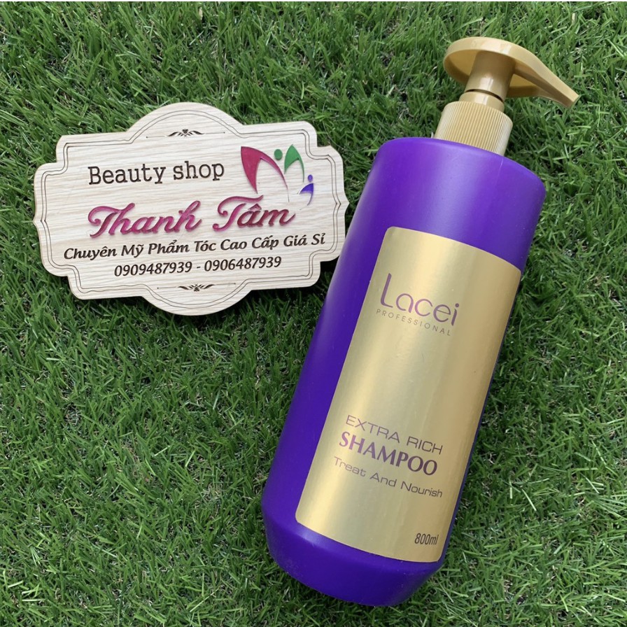 Dầu gội phục hồi tóc Lacei Extra Rich Shampoo 800ml