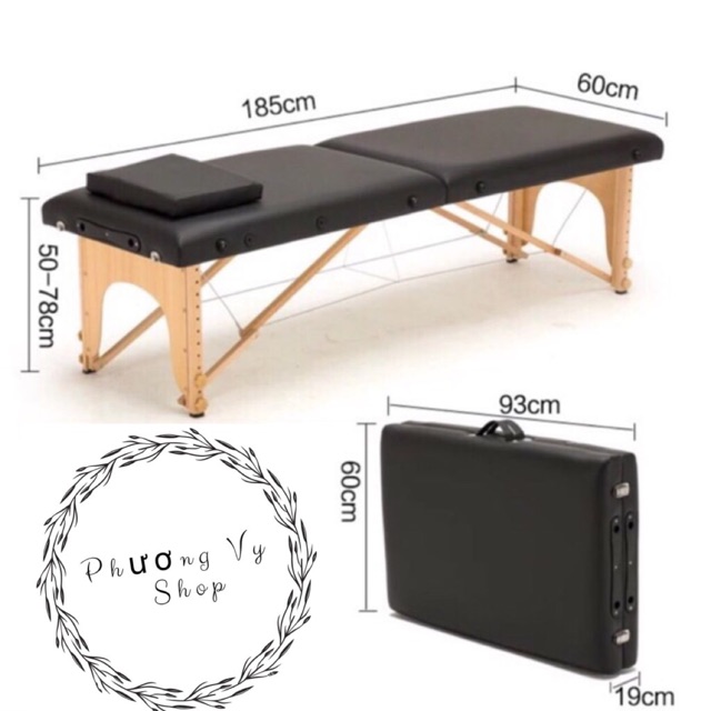 Giường vali chân gỗ tiện lợi( Sẵn hàng)