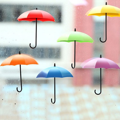 Bộ 3 móc treo dán tường hình cây dù