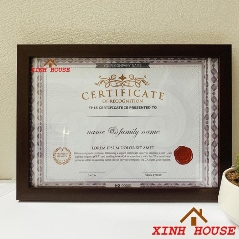 Khung ảnh A4  - Khung tranh A4 treo tường - Bảo Hành Gãy Vỡ - In Ảnh Theo Yêu cầu