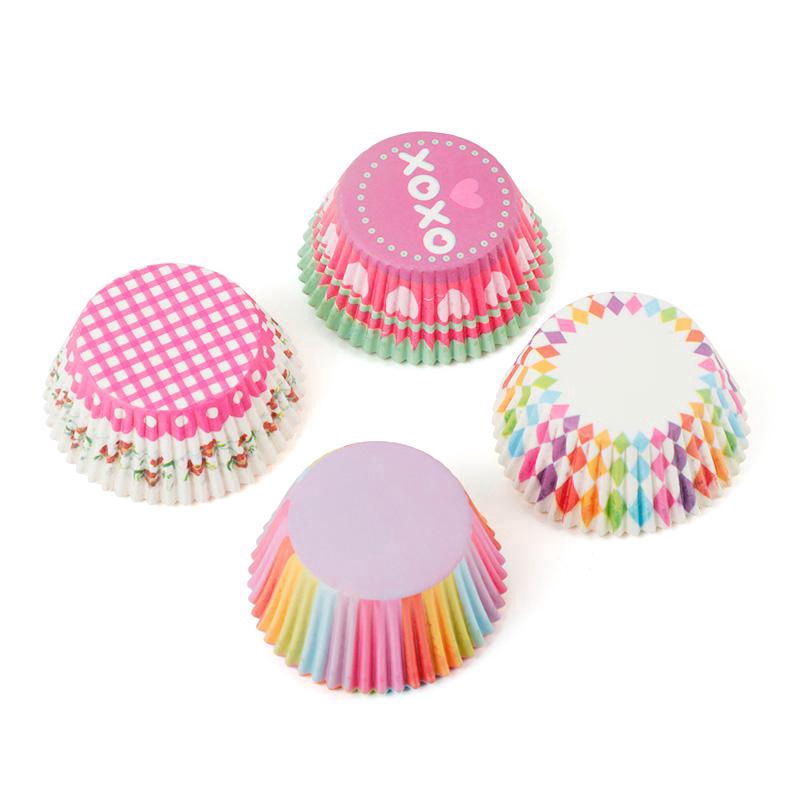 Set 100 Vỏ Giấy Mini Đựng Bánh Cupcake