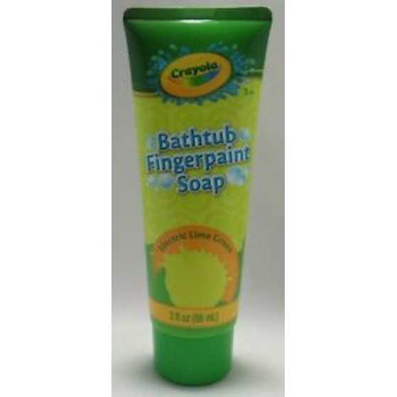 Sữa tắm Crayola Bath Tub Finger Paint Soap 178ml - Electric Lime Green (Mỹ)