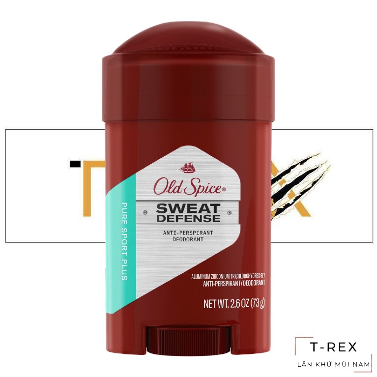 [FREESHIP] Lăn Sáp Khử Mùi Old Spice Sweat Defense PURE SPORT PLUS 73g