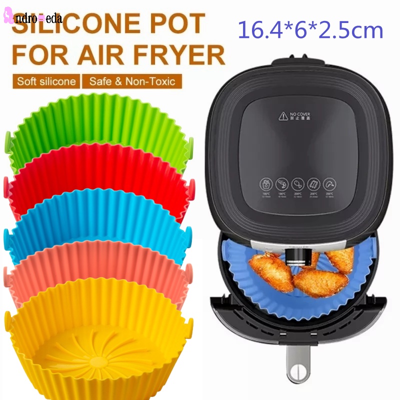 Nồi Chiên Không Khí Bằng Silicone Chống Dầu Đa Năng Có Thể Tái Sử Dụng