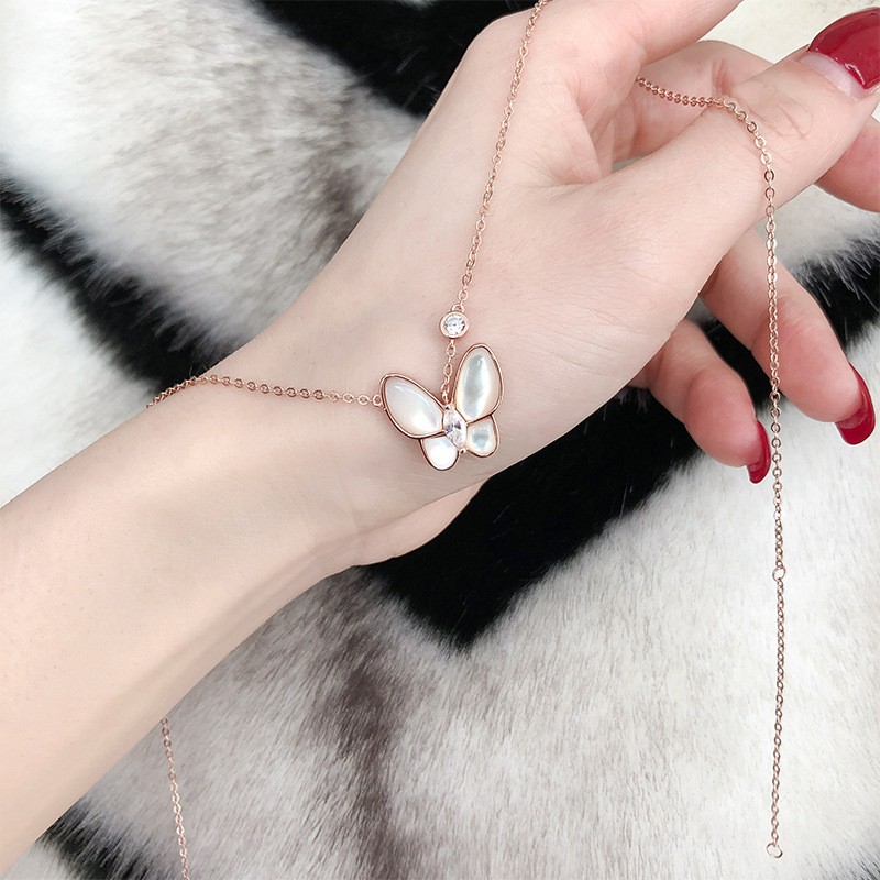 Dây chuyền mặt bươm bướm phong cách Hàn Quốc thời trang cho nữ Fashion jewelry women necklace