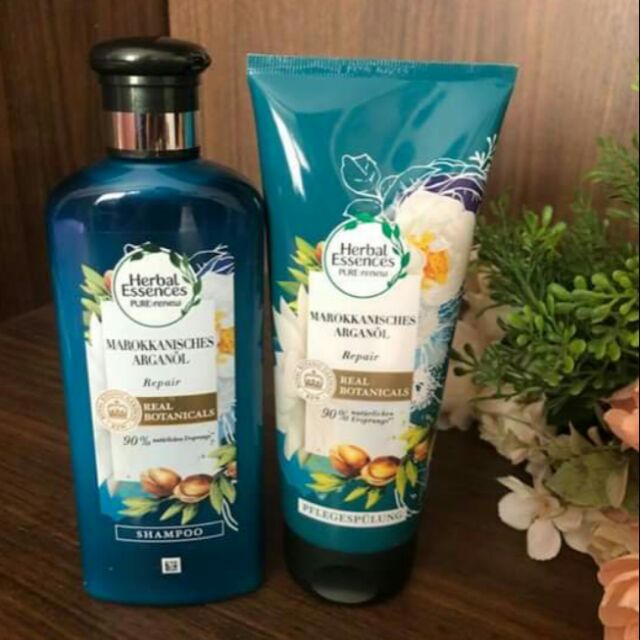 Bộ dầu gội xả Herbal Essences Tinh Dầu Argan Morocco