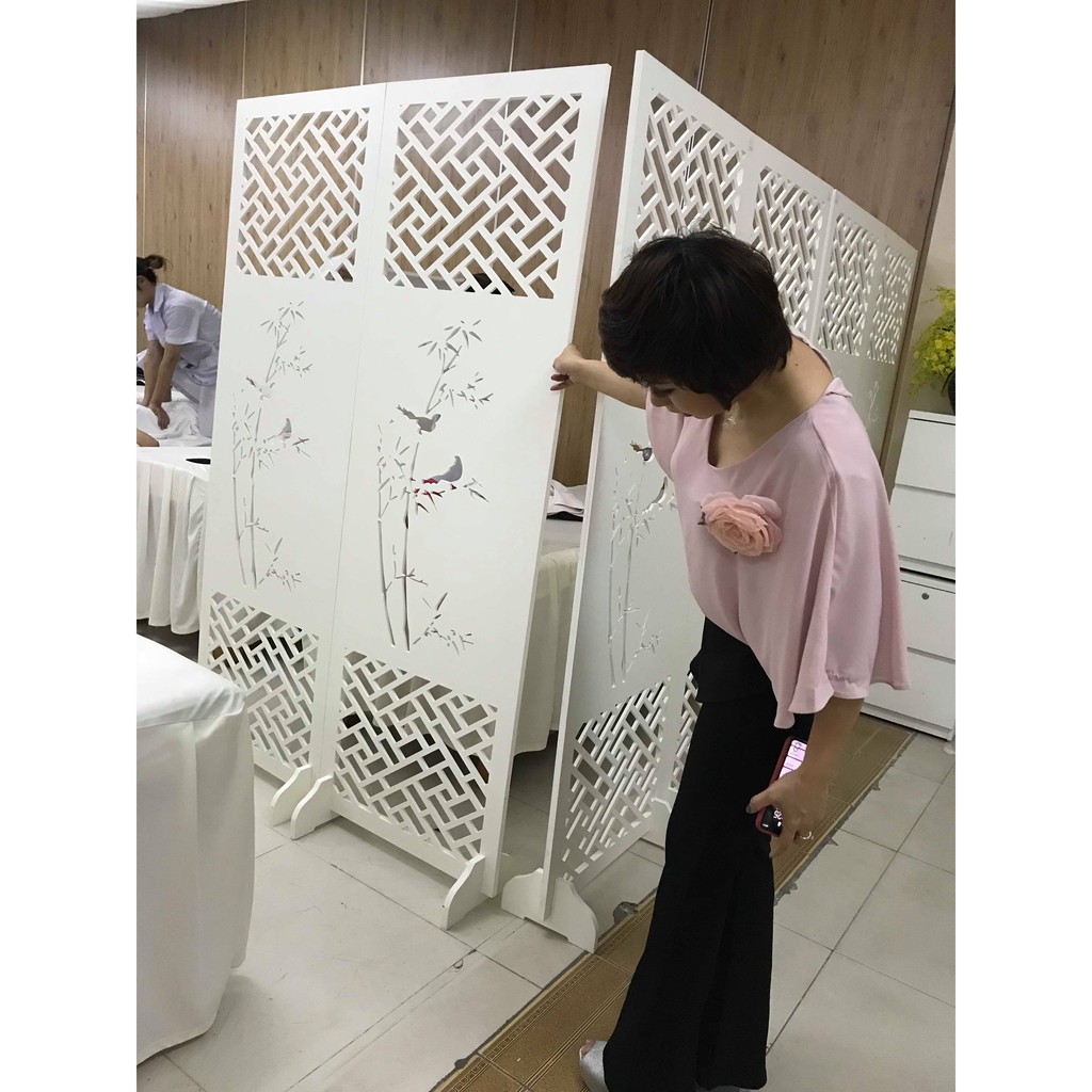 Bình phong vách ngăn cây trúc IGEA IG481 BÁN TỪ 2 CÁNH