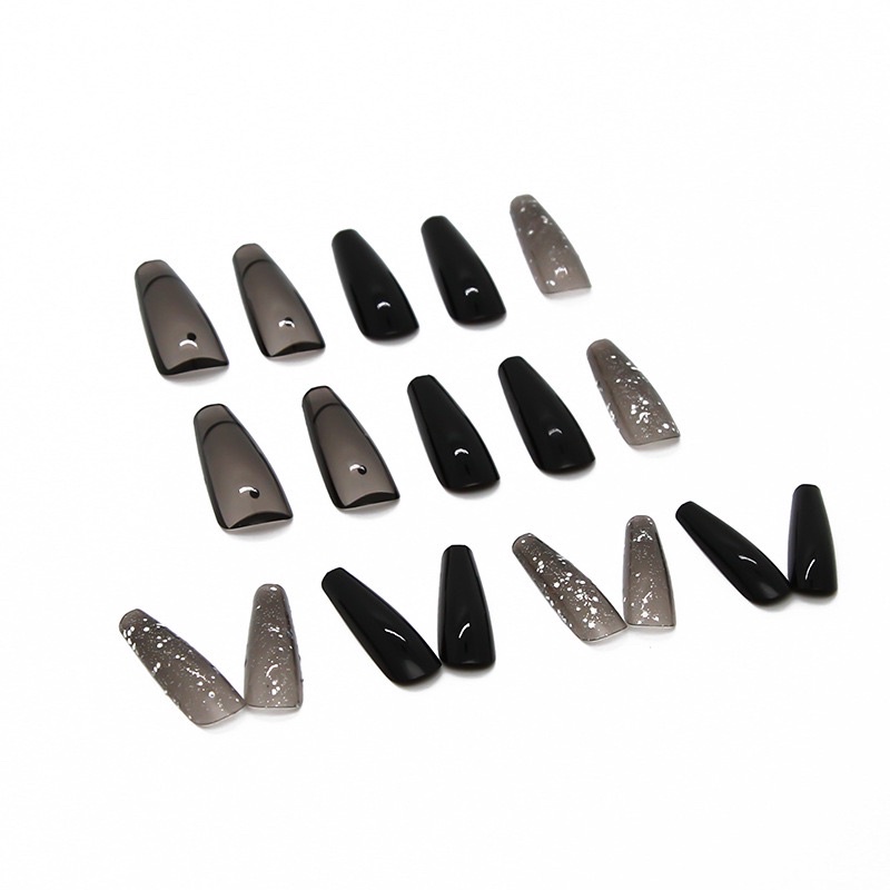Set 24 móng giả D391 đính đá cao cấp ( Tặng kèm keo và dũa )