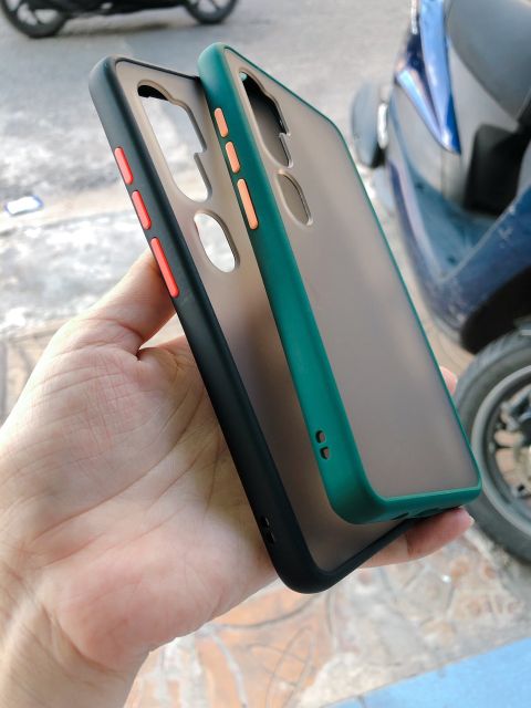 Ốp lưng Xiaomi Note 10 pro / Mi Cc9 pro viền màu lưng nhám, trong suốt