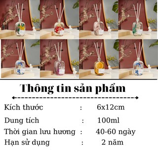 Lọ nước hoa thơm phòng BYME lọ tinh dầu thơm phòng khuếch tán hương thơm - TD36