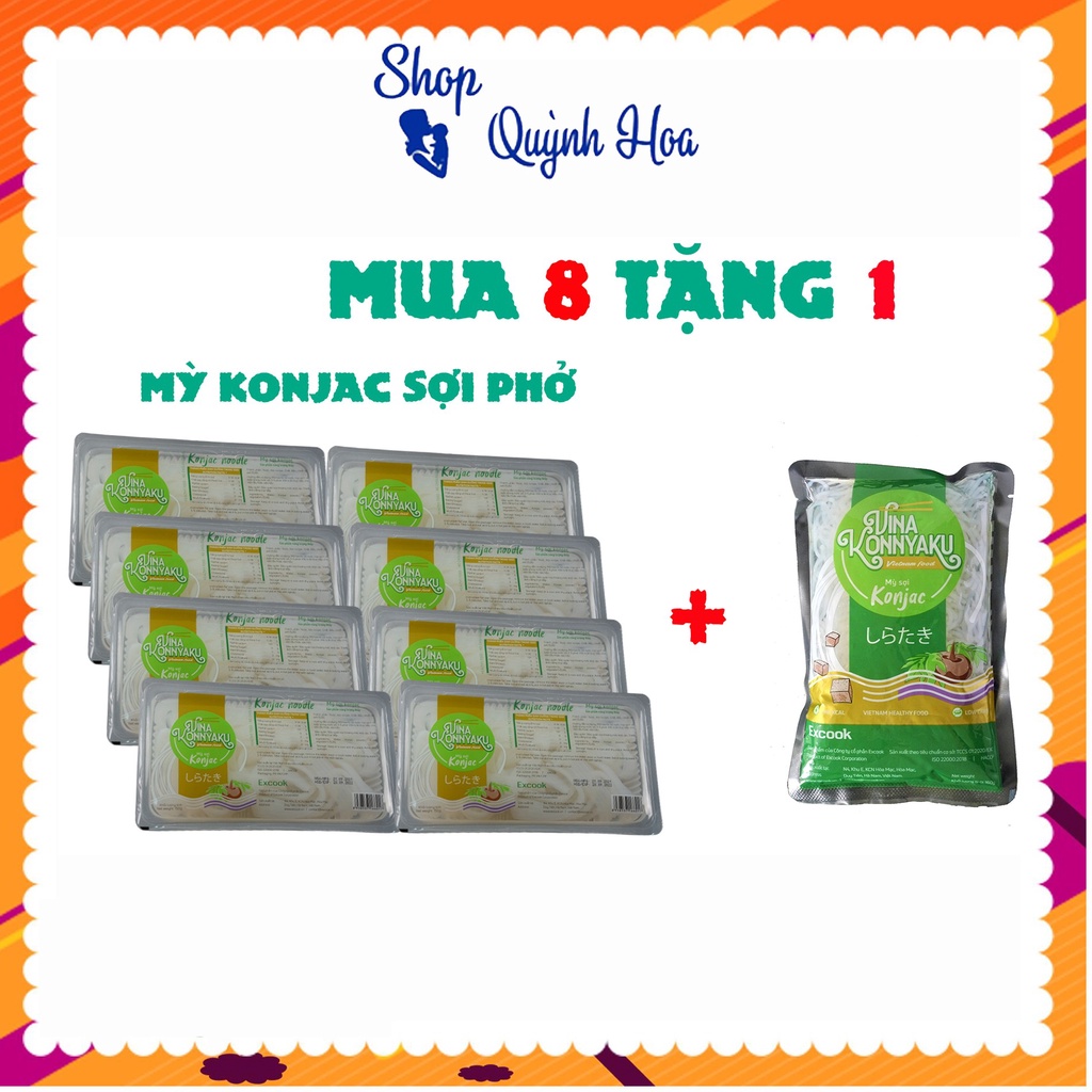 Mỳ Konjac / Bún nưa mì nưa Konjac 120g - 150g - 160g phù hợp cho người ăn kiêng Keto - Eat Clean