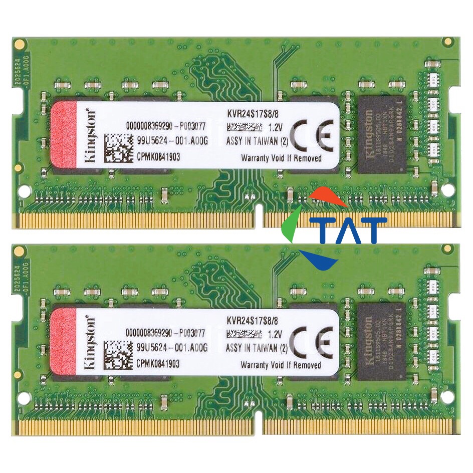 Ram Kingston DDR4 8GB 2400MHz Mới Chính Hãng - Dùng Cho Laptop Macbook