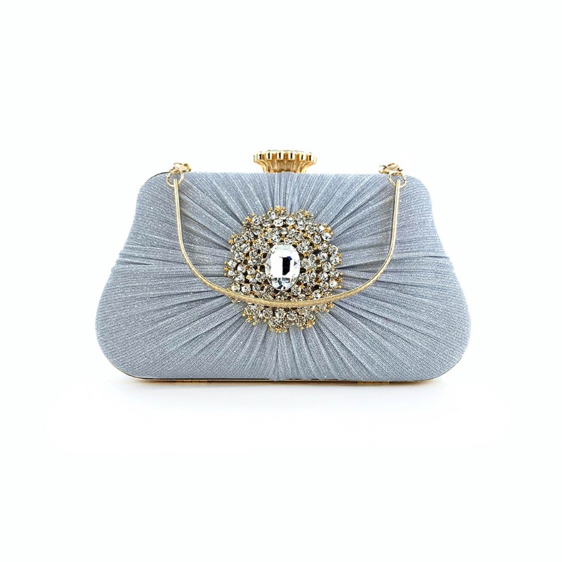 Youyo Diamante Ghim Cài Túi Xách Mini Pha Lê Lấp Lánh Thanh Lịch Cho Cô Dâu