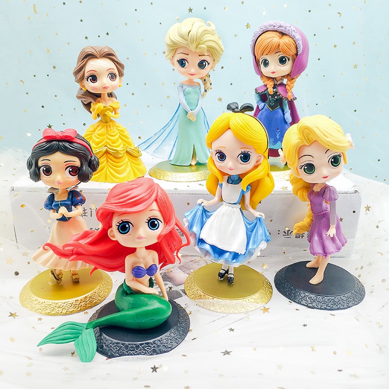 Mô Hình Công Chúa Disney Trang Trí Bánh Kem