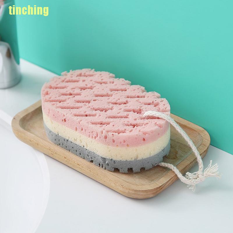 (Hàng Mới Về) Cọ Xốp Mềm Tẩy Tế Bào Chết Cho Da Khi Đi Du Lịch