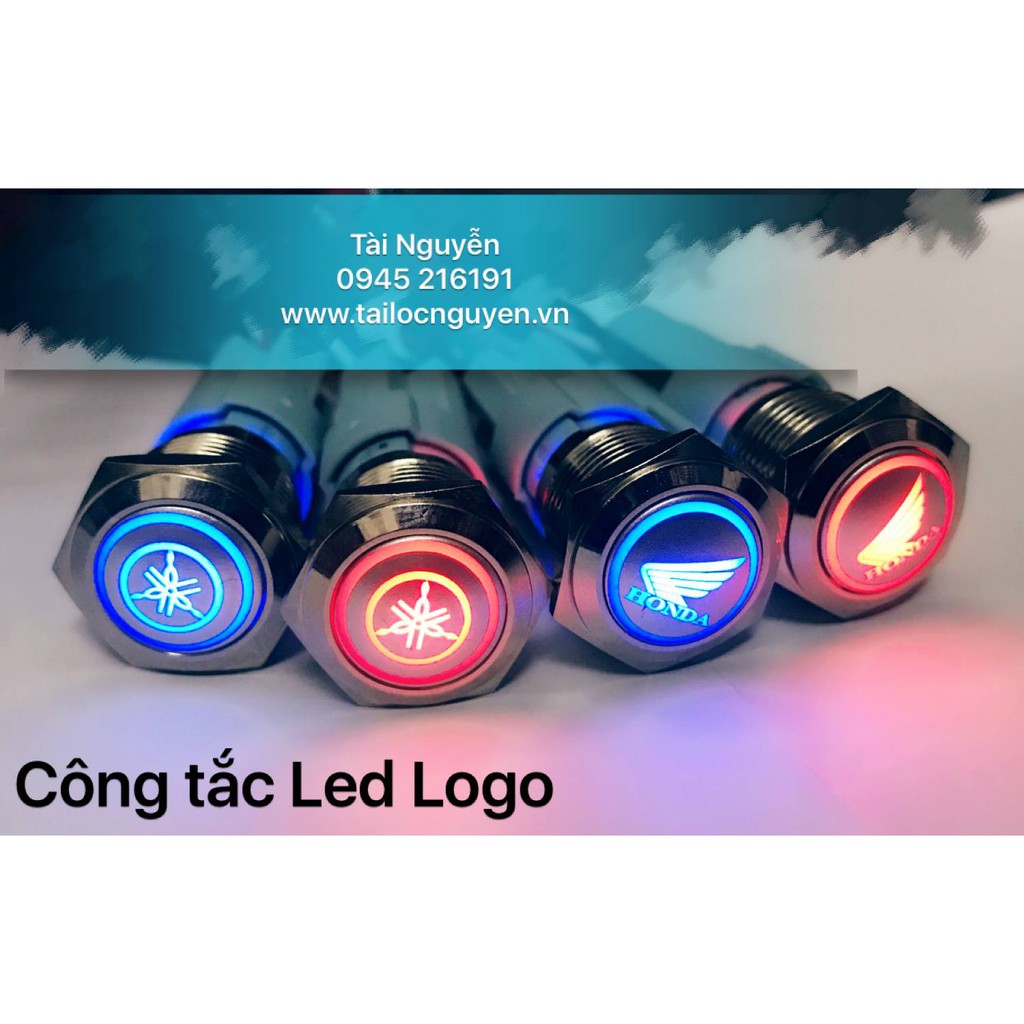 CÔNG TẮC LOGO LED  + JACK KÈM THEO GẮN ĐƯỢC OTO/XE MÁY