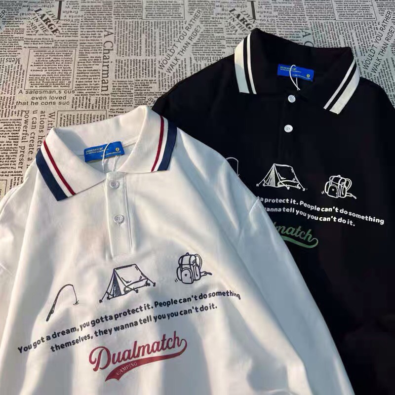 Áo Polo Cổ Bẻ Viền Cổ  Chất Bo Tăm Dày Đẹp Form Unisex Nam Nữ Kiểu Dáng Hàn Quốc