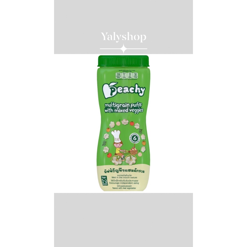 Bánh ngũ cốc rau củ thập cẩm - Peachy