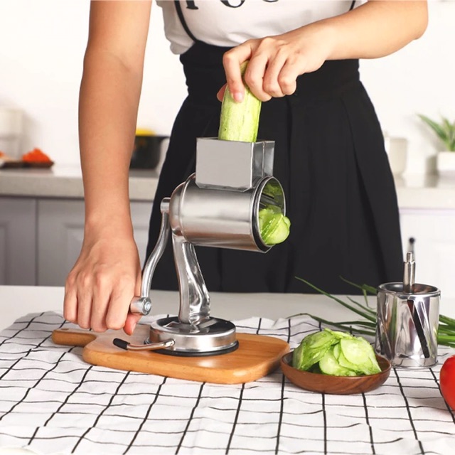 Dụng Cụ Bào Phô Mai / Rau Củ 5 Lưỡi Dao Bằng Thép Không Gỉ Đa Năng
