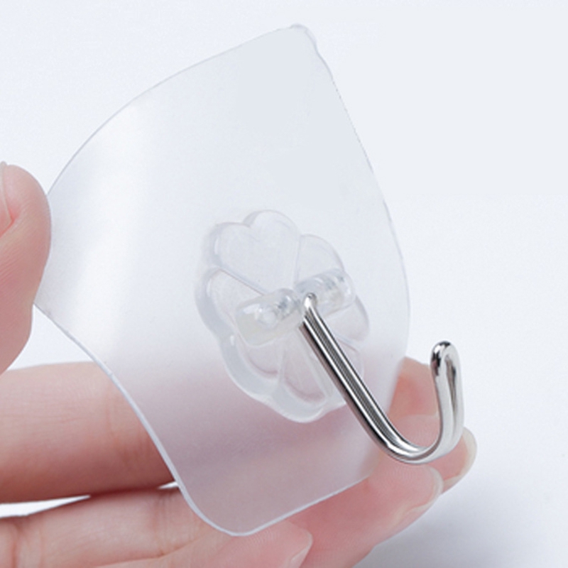 Móc treo dán tường OSSAYI trong suốt dùng cho nhà tắm và nhà bếp