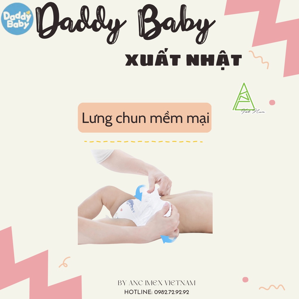 ⚡TẶNG QUÀ⚡Bỉm DADDY BABY nội địa HÀN QUỐC, Bỉm DADDY BABY xuất Nhật CAO CẤP S28/M24/L20/XL18/XXL17