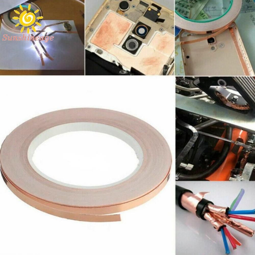 SUNAGE- ~Copper Foil Tape Slug Waterproof 1* 10M Repellent Conductive EMI Shield【SUNAGE-HOT Fashion】