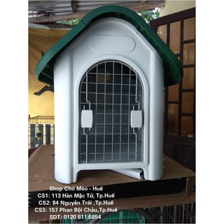 NHÀ NHỰA CHO CHÓ MÈO (MÀU MÁI NGẪU NHIÊN)