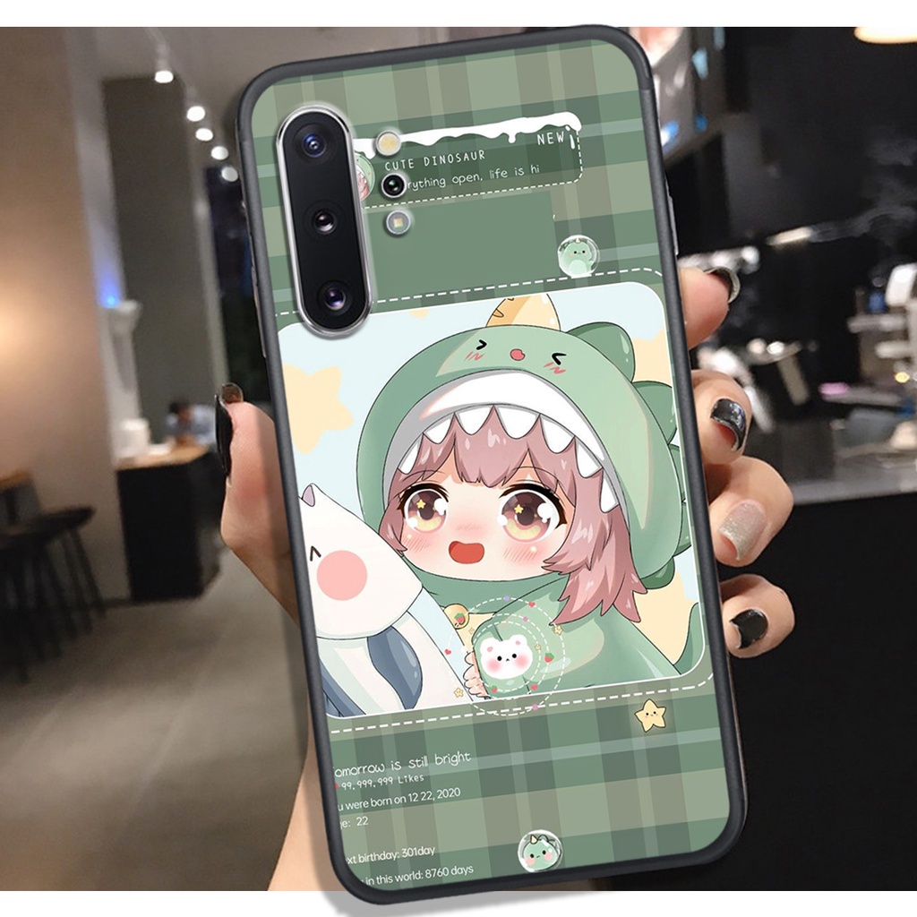 [HOT]ỐP SAMSUNG NOTE 8 - NOTE 9 - NOTE 10 - NOTE 10 PLUS , IN HÌNH KHỦNG LONG CHIBI SIÊU DỄ THƯƠNG.