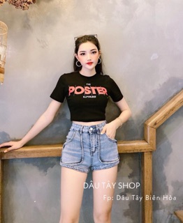 ☀️ Croptop Tay Lỡ Poster