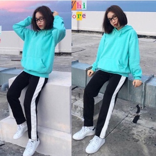 Áo Khoác Hoodie Trơn Ulzzang Unisex Màu Xanh Ngọc Chất Nỉ Bông Cao Cấp Dáng Rộng Nam Nữ - MM