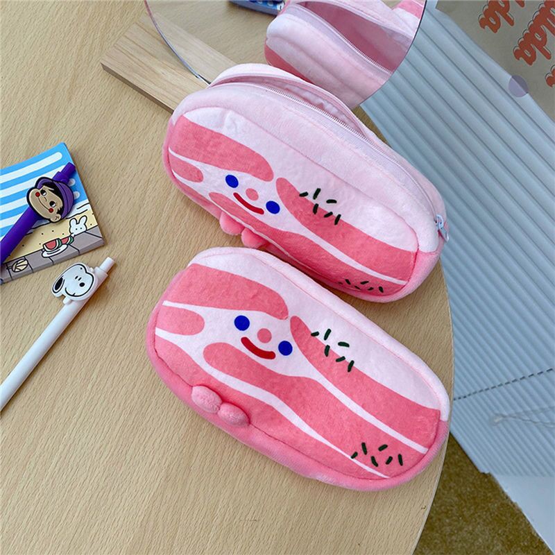 Hộp đựng bút hình miếng thịt xông khói vui nhộn cho bé