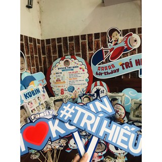 Topper cắm bánh chibi