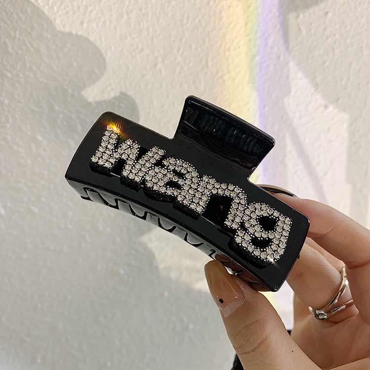 Kẹp tóc hàm cá mập đính kim cương cá tính