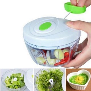 Máy xay tỏi tròn giựt dây